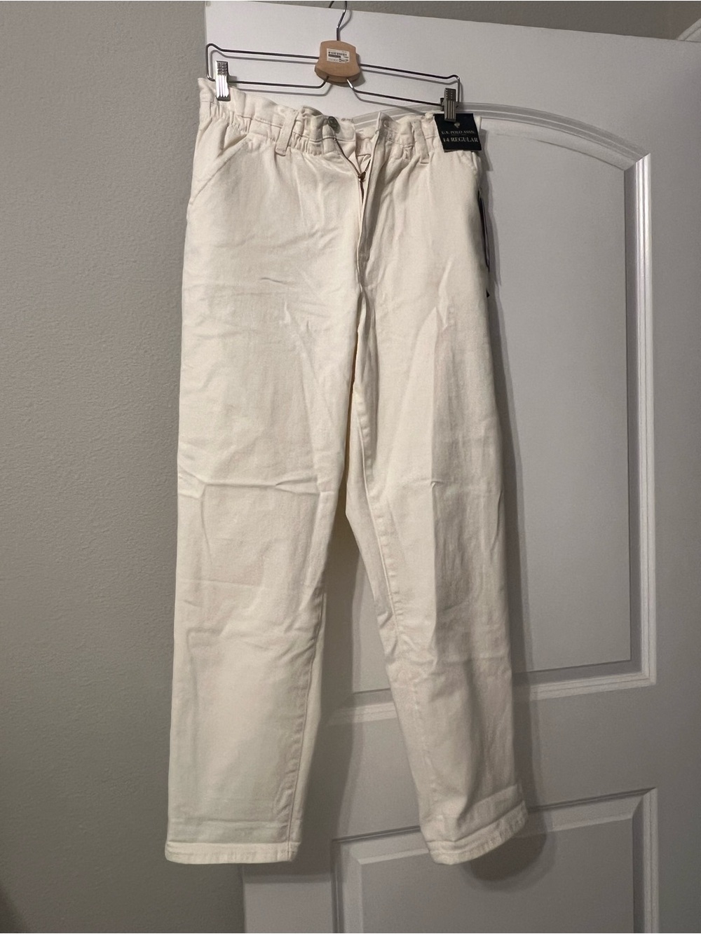 U.S. Polo Assn. Cream Trousers—NWT